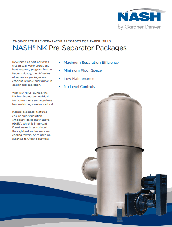 NASH NK Pre-Separator Packages