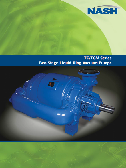 TC/TCM Series Two Stage Liquid Ring Vacuum Pumps
